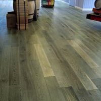 Parquet flottant chêne veilli gris vert