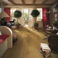 Parquet Chêne Massif Brut Rustic