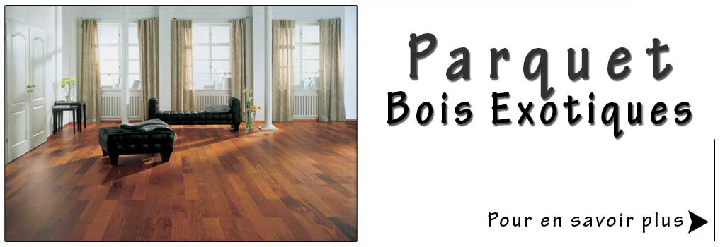 Parquet massif bois exotiques