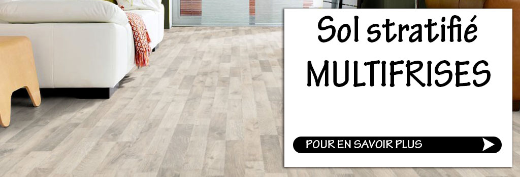 Parquet stratifié multifrises